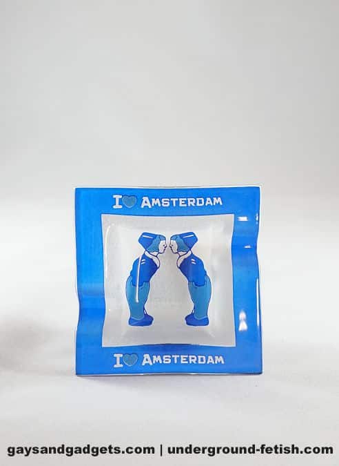 Kissing Farmer Boys Ashtray