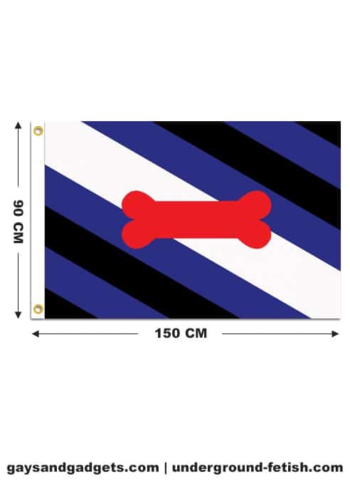 Puppy Pride Flag Printed 90 x 150 cm