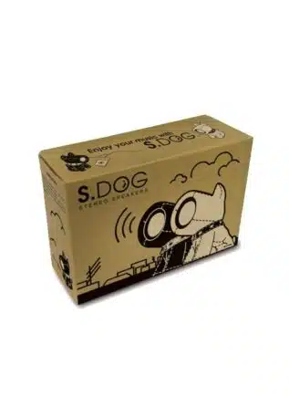 S-Dog Stereo Speaker Set Fuchsia