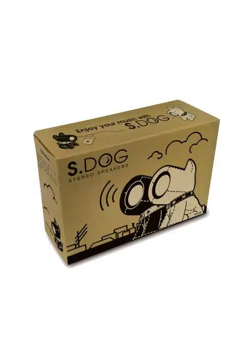 S-Dog Stereo Speaker Set Fuchsia