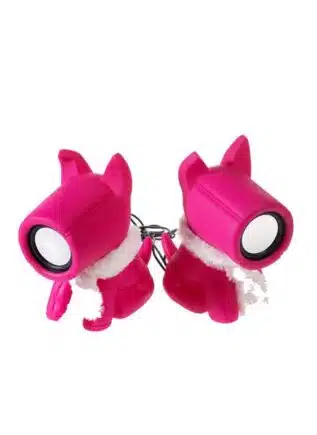 S-Dog Stereo Speaker Set Fuchsia