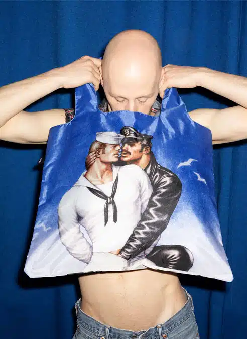 Tom of Finland Bon Voyage Recycled Foldable Tote