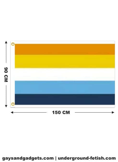 Aroace Pride Flag Printed 90 x 150 cm