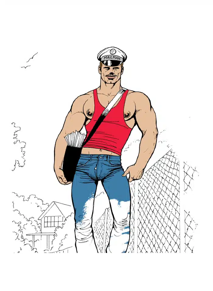 Tom Of Finland Adult Coloring Book