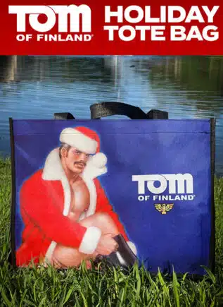 Tom of Finland "Sexy Santa" Christmas Tote Bag