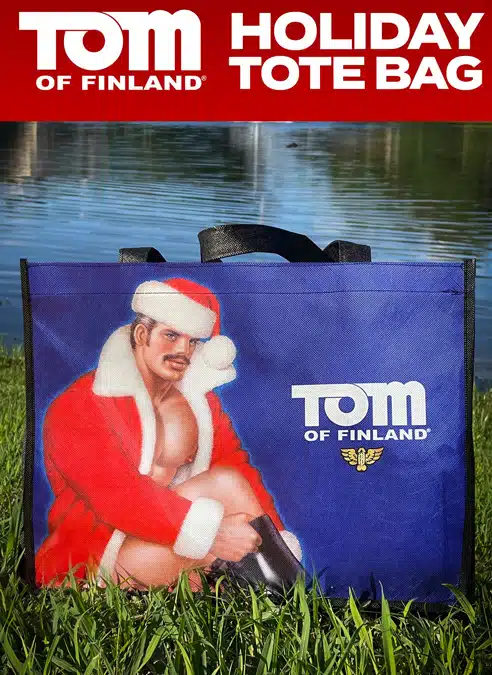 Tom of Finland "Sexy Santa" Christmas Tote Bag