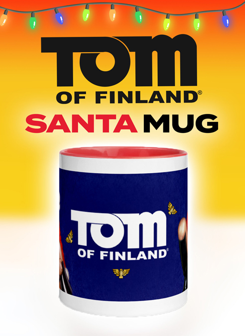 Tom of Finland Sexy Santa Christmas Mug