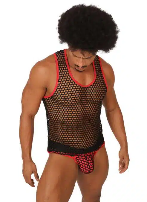 Gigo Fetish Tank Blue