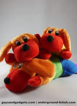 Sparkie the Rainbow Dog