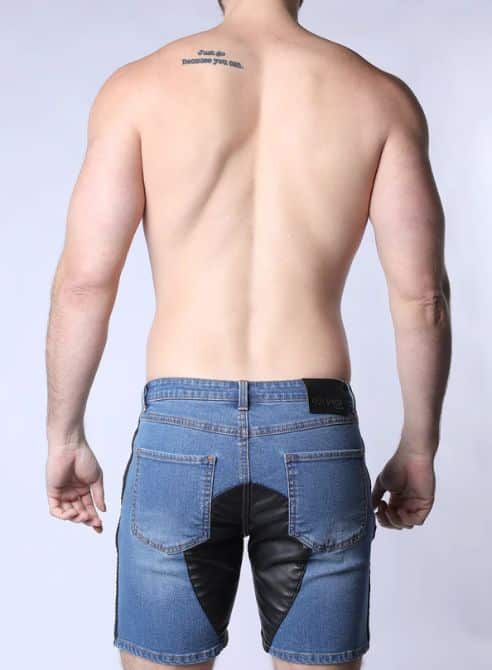 CellBlock13 Saddleback Denim Short Light Blue