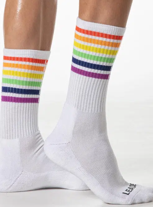 Leader Pride Stripes Crew Socks