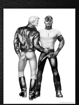 Tom of Finland Mini Poster "Sweet Cheeks"