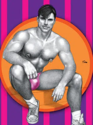 Tom of Finland Postcard Beach Bum
