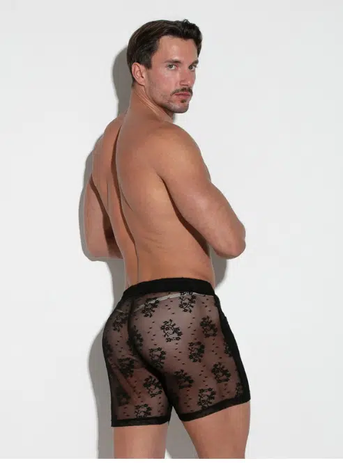Lace Short Black